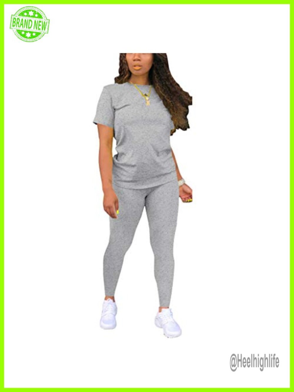 2 Piece Biker Short Set Women Summer Short Sleeve Jogger Tracksuit